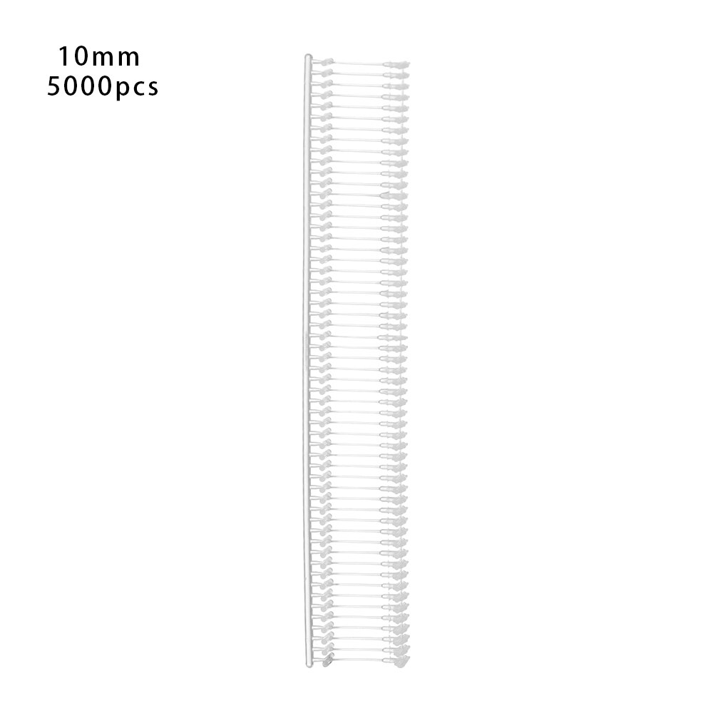 5000 Pcs Plastic Reguliere Standaard Tagging Fasteners Wit Standaard Tagging Weerhaken Bijlagen Geschikt Voor Standaard Tag Apparaten: 10mm