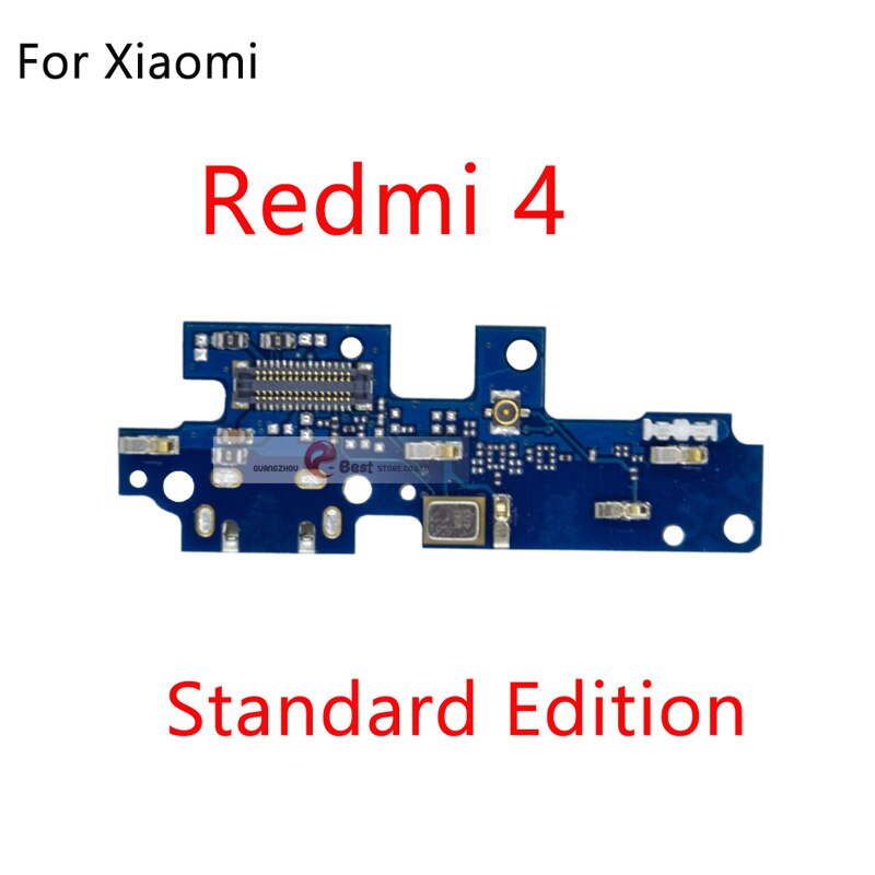 USB Charging Port Board Flex Cable Connector with microphone For Xiaomi Redmi Note 2 3 4 5 Plus Pro 5A 6 Pro 4x 4A 6A