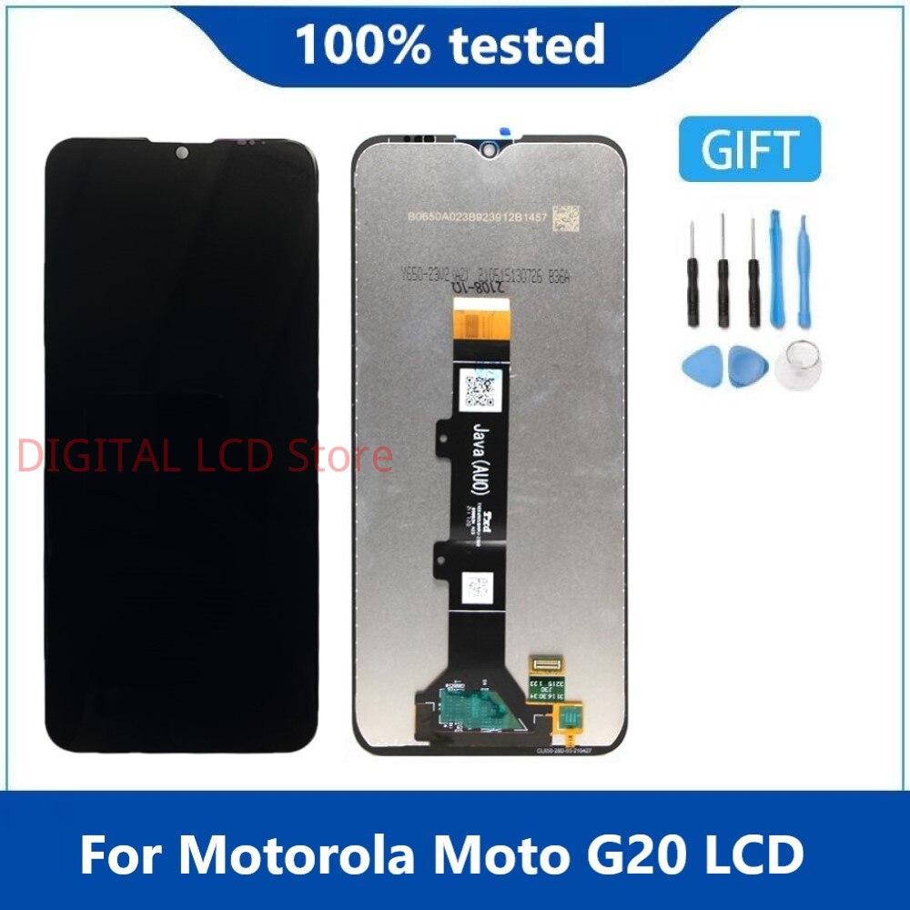 Aaa original display for motorola moto  g10 g20 g30 g50 g60 g100 lcd display touch panel screen digitizer for moto  g40 fusion lcd
