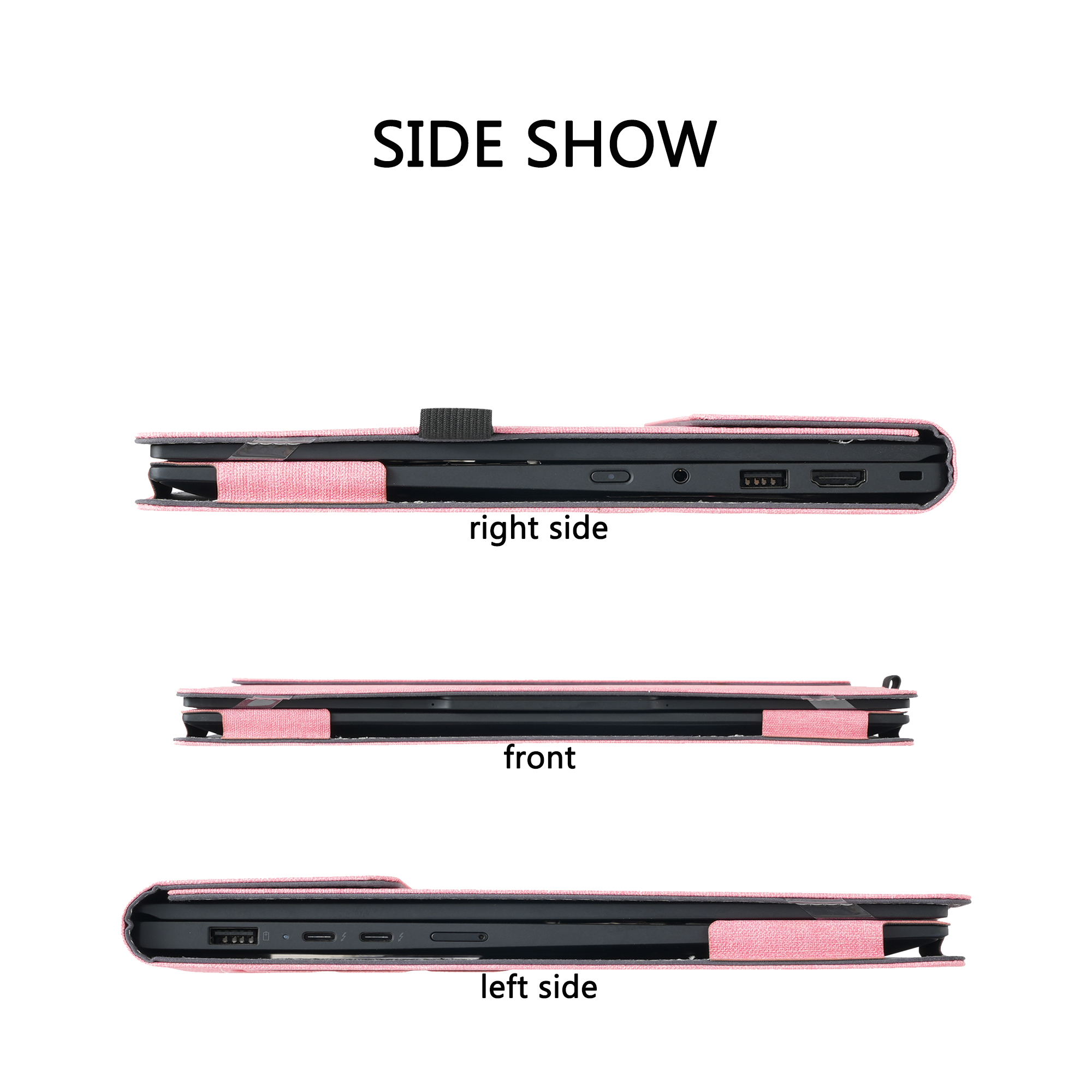 Laptop Case Voor Lenovo Thinkpad X1 Carbon Gen 12 13 Thinkpad X1 2-in-1 Gen 9 10 14 "Afneembare Notebook Cover Tas Beschermende