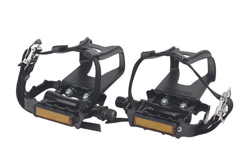 Wellgo M248DU Bicycle Pedal MTB Road Bike Pedals Aluminum Alloy bearing pedal with Dog's Mouth Bicycle Parts: Black