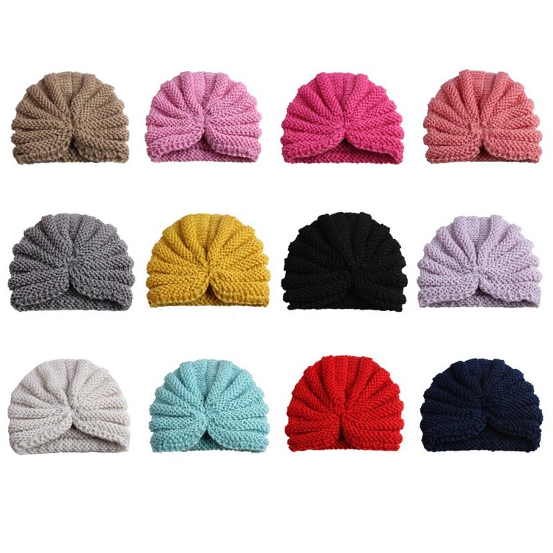 Cappelli di inverno Dei Ragazzi Delle Ragazze Dei Bambini Del Crochet Sciarpa Calda Set Infantile Cartton Sveglio Cappello