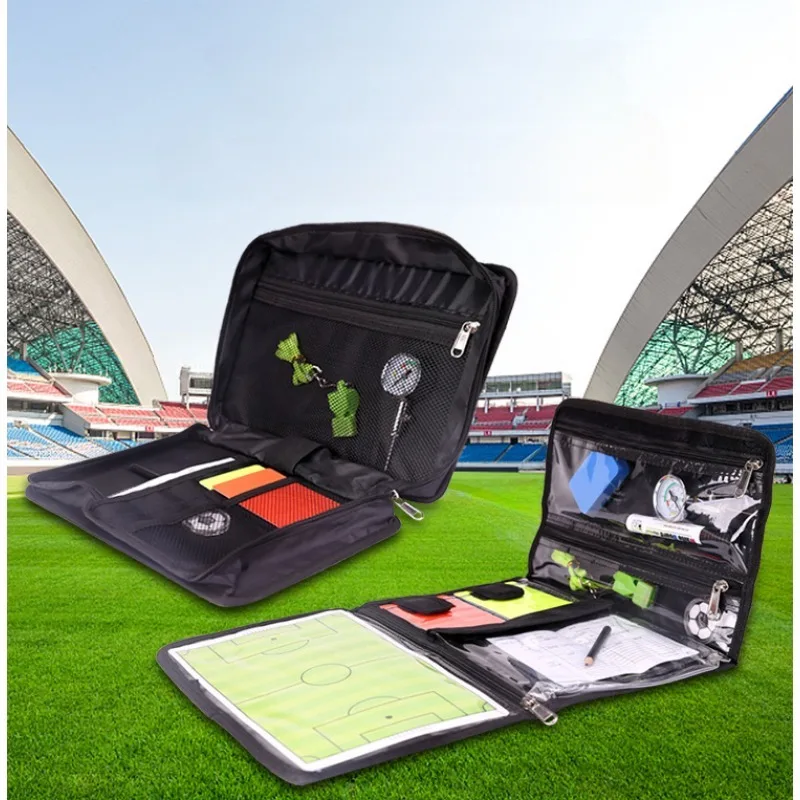 Fußball-Schiedsrichter-Tasche, professionelle Fußball-Geldbörse für Schiedsrichter-Ausrüstung, tragbare Ausrüstung für Sport-Fußball-Match-Taschen