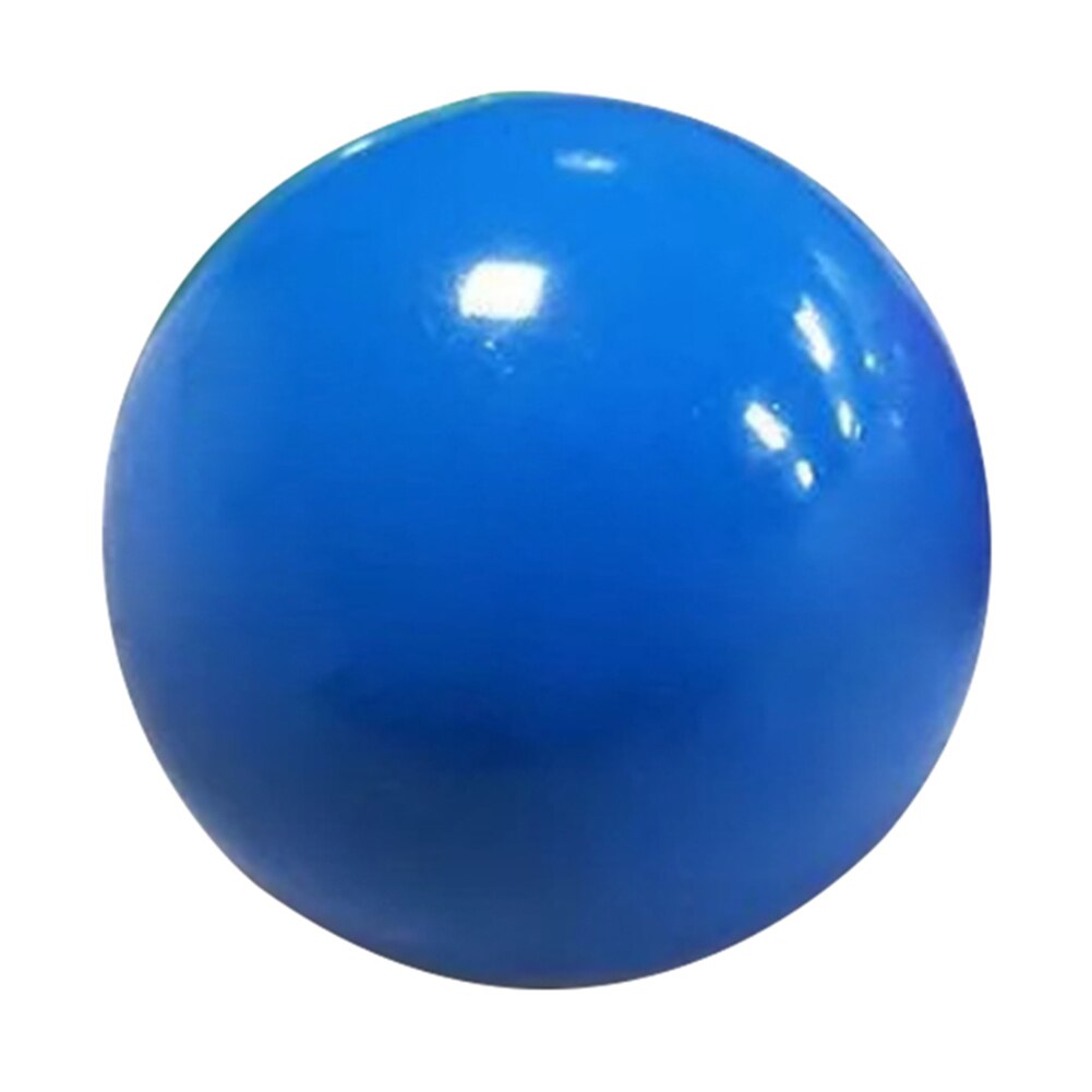 Cut Fun Squeeze Toys Sticky Balls Hand Wrist Exercise Kids Toys Catch Throw Ball Anti Stress Ceiling Wall Suction Balls for Kids: 1pc blue