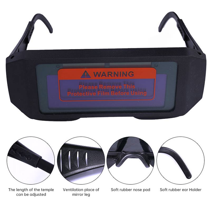 UV Welding Glasses Auto-darkening Automatic Dimming Welding Helmets Solar Goggles Special Safety Protection For Welding Worker