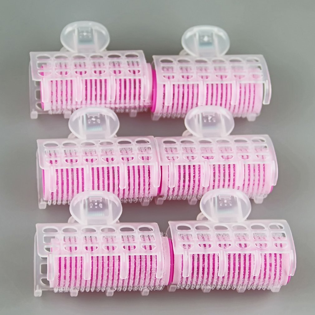 6 stuks zelfklevende haarrollen pony's magisch volume 6 verpakkingen cosmetische vrouwen willekeurige kleur