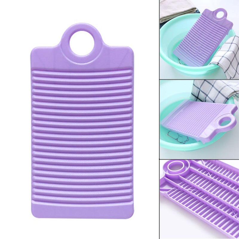 Plastic Washboard Antislip Thicken Washing Board Clothes Cleaning For Laundry XB 66