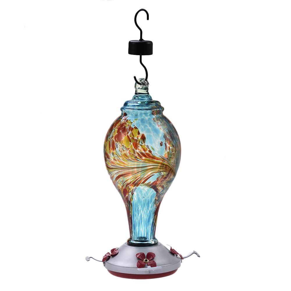 Bird Feeder Hummingbird Feeder Hummingbird Painted Hanging Garden Wild Bird Drinking Fountain Hummingbirds Water Feeding Device
