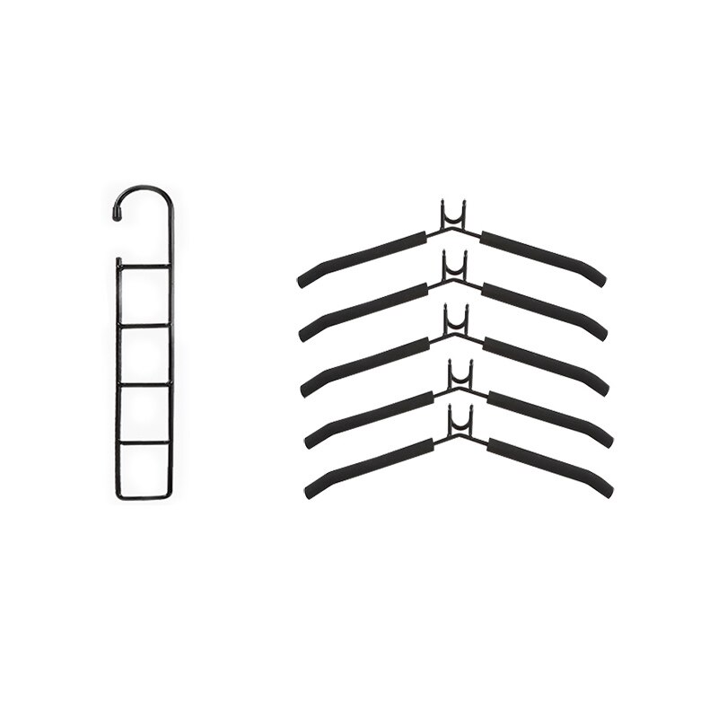 Multi-function Wardrobe Space-saving Stack Hanger Hook Coat Hook Plastic Closet Stack Hanger Rack Bedroom Storage Organizer: 1 piece set