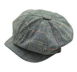 Gorros de Tweed Gatsby boina para hombre, nuevos, distribuidor de periódico, conducción Retro, sombrero para abuelo: color1