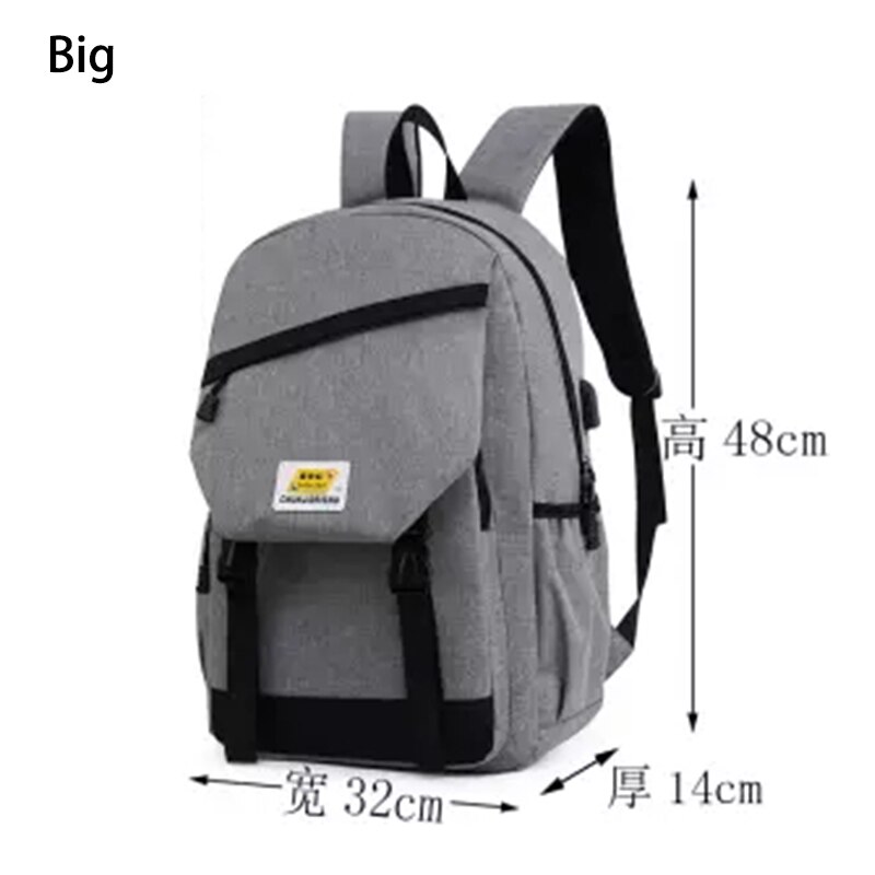 Sacs à dos d'école de grande capacité pour les garçons d'adolescent sacs de lycée moyen pour les hommes d'université d'adolescent: big gray