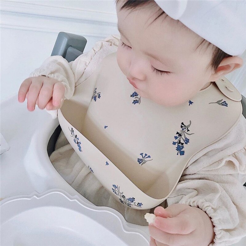 Bavoir imperméable en Silicone pour bébé, alimentaire, en forme de cerise arc-en-ciel, fournitures d'alimentation pour enfant, tous les accessoires: lilac