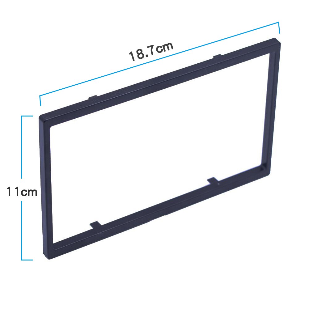 Universal 2 din 100 mm/3.94 tommer ramme bilradio  mp5 -afspiller installationstilbehør bilinteriør multimedietilbehør