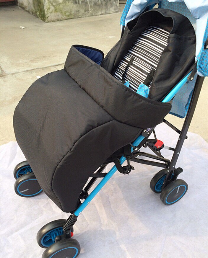 Kinderwagen gemütlich Kinderwagen Abdeckung FußSack Passt Buggy Kinderwagen Bein Wärmer gepolstert Anti-Wind Warme Kinderwagen FußSack