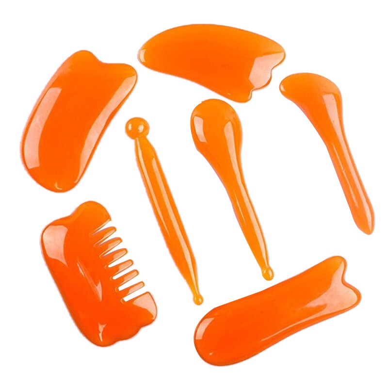 Chinese Gua Sha Scraping Massage Tools Kit Hand Made Guasha Scraper Board for Physical: Default Title