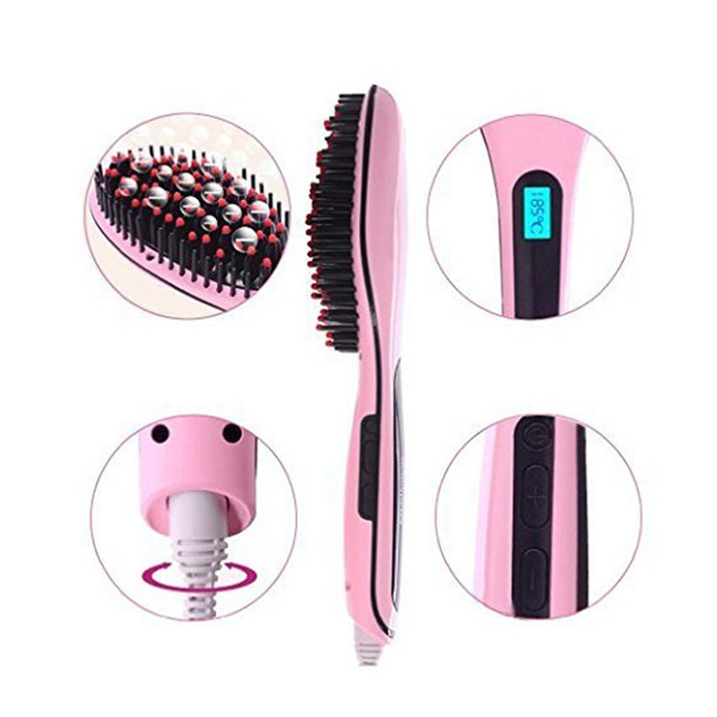 Salon Steam Styler Ceramic Vapor Steam Hair Straightener Salon Hair Comb Hair Styling Tool Straightener