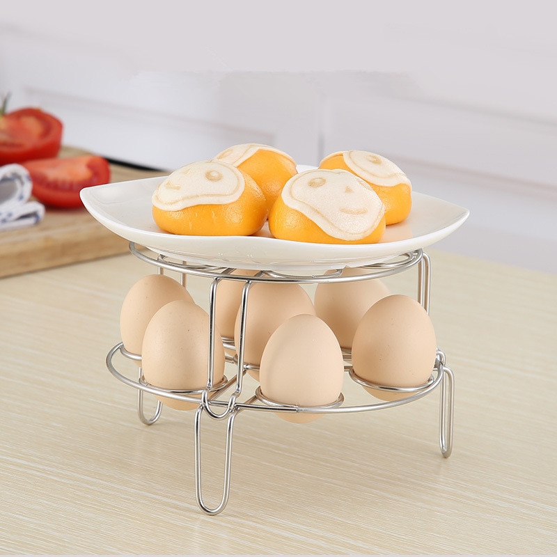 Kitchen Createy Stackable Egg Steamer Rack Trivet Egg Rack for Instant Pot Egg Steaming Rack Stand Basket Holder