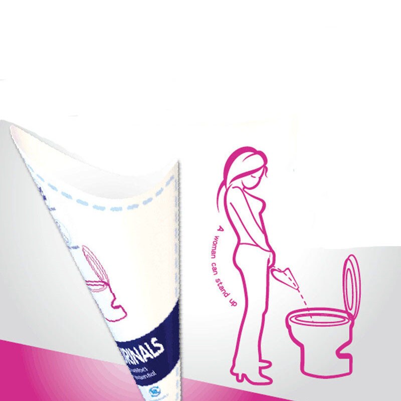 10 Stk/partij Wegwerp Papier Urinoir Vrouw Plassen Device Stand Up Pee Voor Camping Reizen Draagbare Vrouwelijke Outdoor Wc Tool