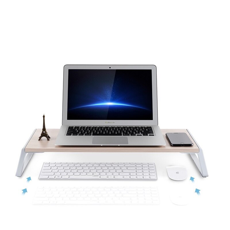 General Metal Feet Monitor Stand Riser Notebook Laptop Support Monitor Holder for Computer Laptop iMac TV LCD Display Printer