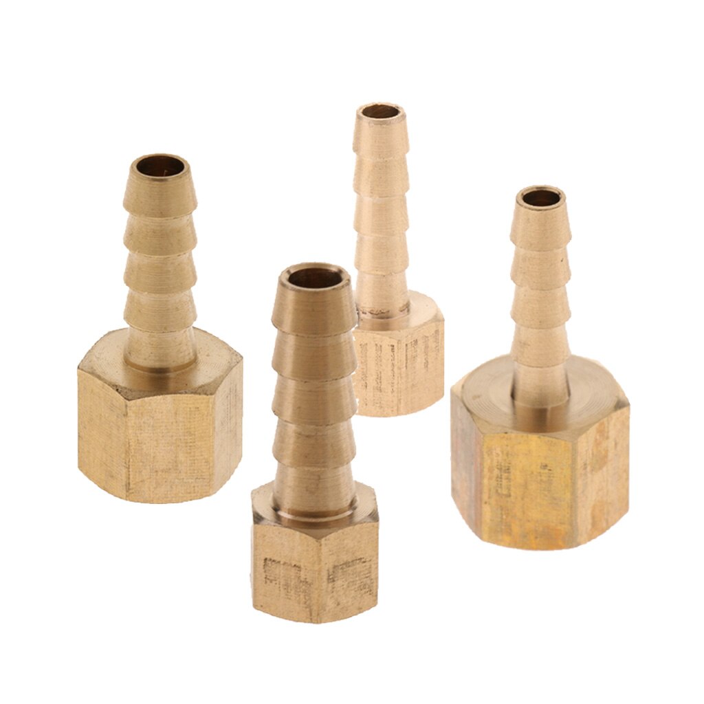 Brass BSP Female Barb Tail Hose Fitting Connector Fuel Air Gas Water Oil