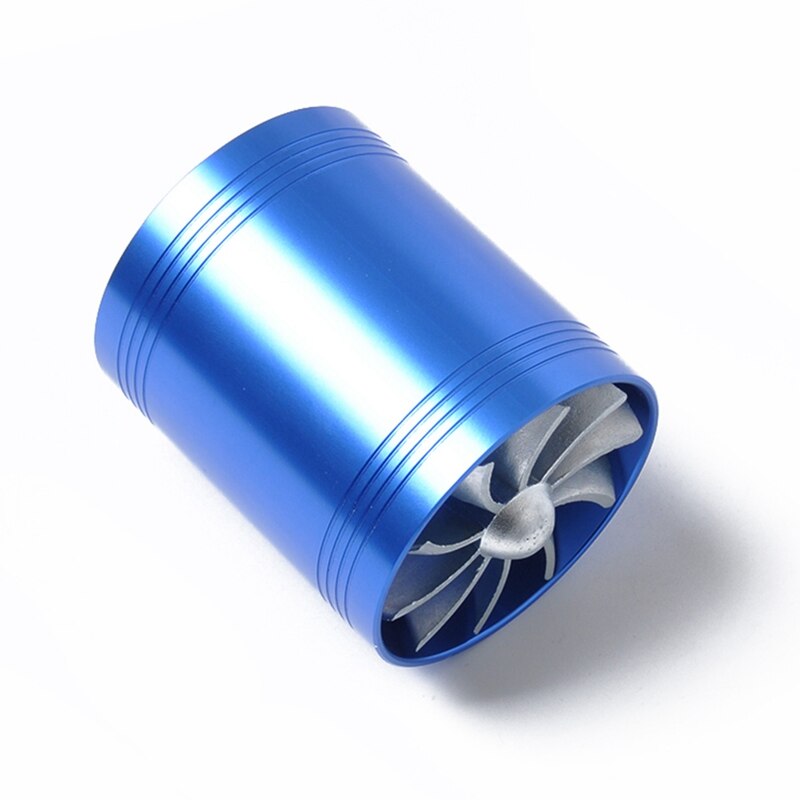 Car Modified Metal Double-sided Turbine Air Intake Turbine Engine Turbocharger High Car Modified Accessory