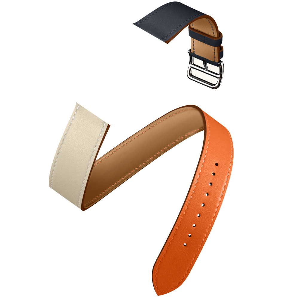 LEMFO LEM10 Smart Watch Accessories Charging Cable Screen Protector Leather Strap Replacement for LEM10: two color long strap