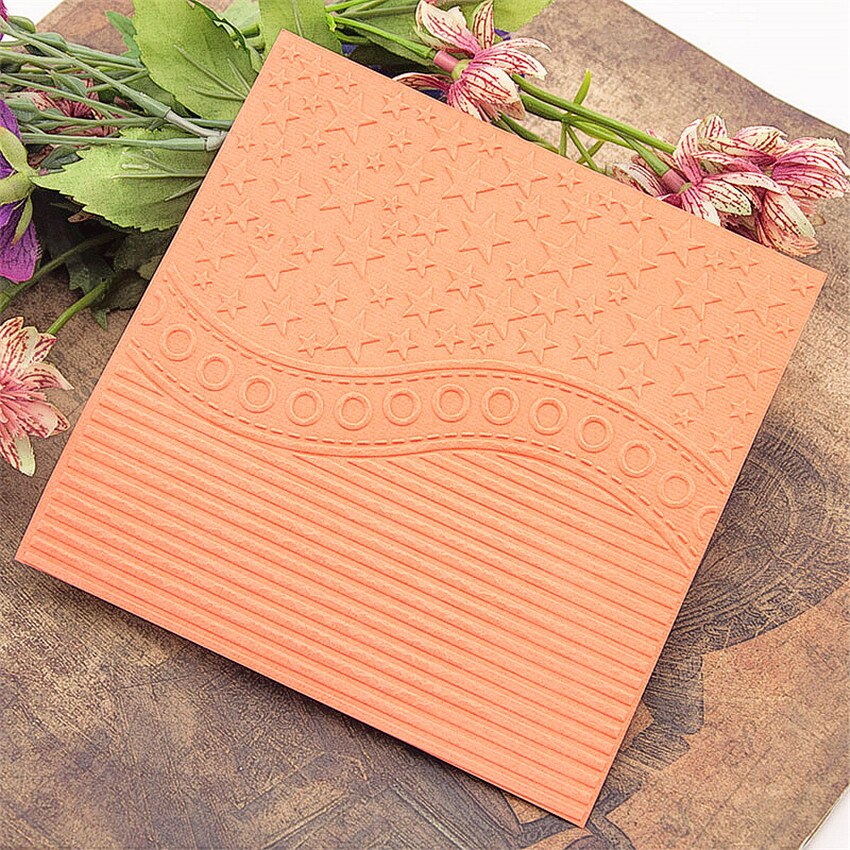 Plantilla de plástico con rayas y letras, para hacer tarjetas de papel, álbum, decoración de bodas, carpetas en relieve