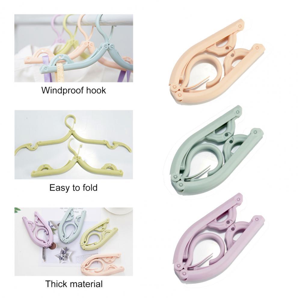 2Pcs Kleerhangers Opvouwbare Doek Opslag Hanger Multifunctionele Droogrek Lichtgewicht Home Reizen Gebruik Hanger