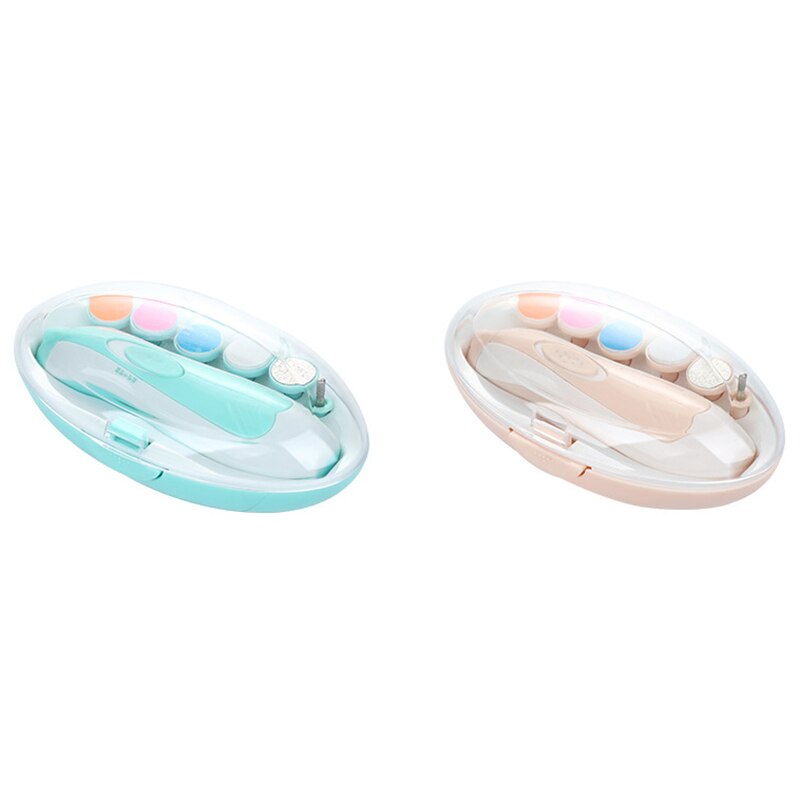 Veilige elektrische nagelknipper, nageltrimmer voor baby's, manicure, pedicure, tondeuse, schaar, kindernagelverzorging voor baby's