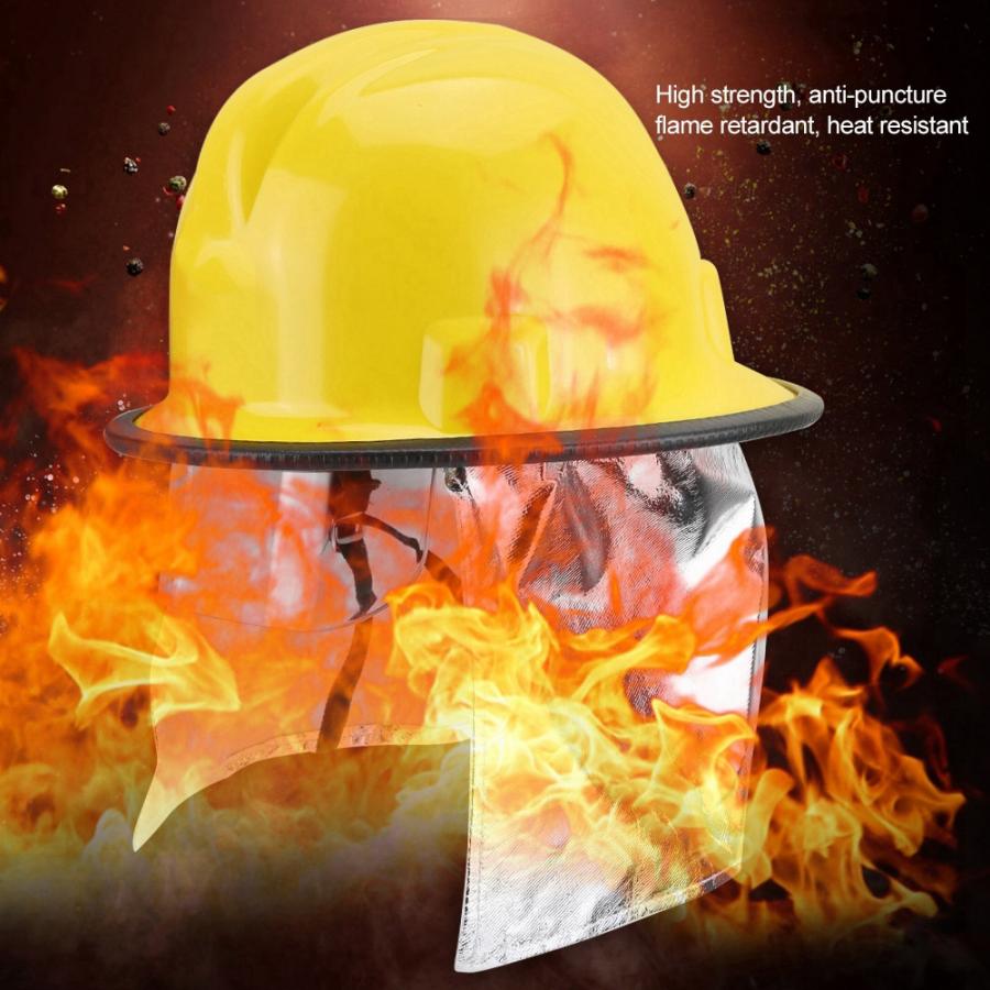 Fireman Safety Helmet Protective Safety with Aluminum Foil Prevention Flame-retardant Pierce Resistance