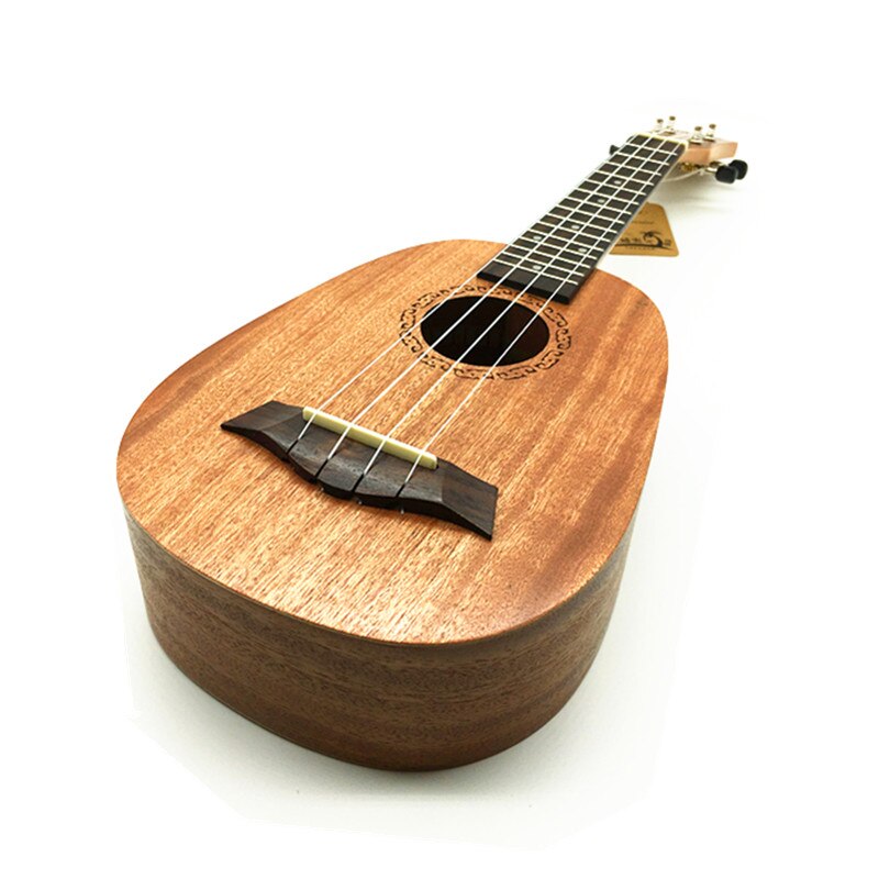 Petit Ukulele en forme d&#39;ananas de 21 pouces, Soprano, Uku, , 4 cordes, instrument de musique, touche en bois de rose: only ukulele
