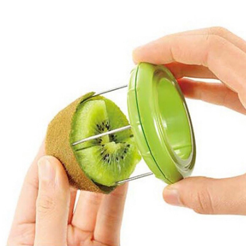 1 Stuk Duurzame Fruit Kiwi Cutter Apparaat Graven Core Peel Twister Slicerpeeler Cut Multi-Functionele Keuken Tool