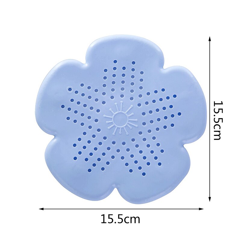 Scurgere chiuveta de bucatarie in forma de floare dispozitiv de prindere a parului din silicon dop de baie sitatoare capac de dus filtre pentru chiuveta scurgere de podea