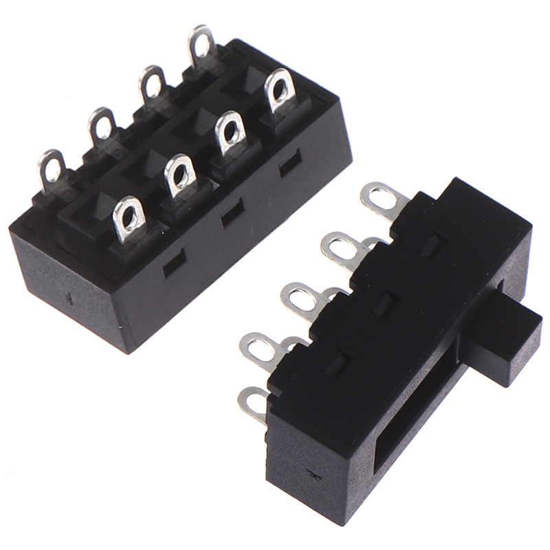 2pcs 250V 12A 3 Position 8Pin Toggle Slide Switches Dryer Switch LQ-103H Hair Dryer Switches