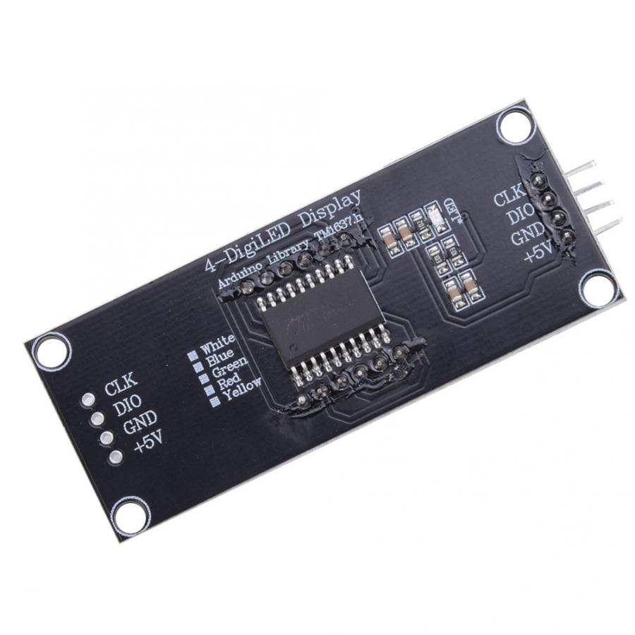 LED Display Tube Module 4-Digit 7-Segment Display Color Fits for Use Library TM1637.h