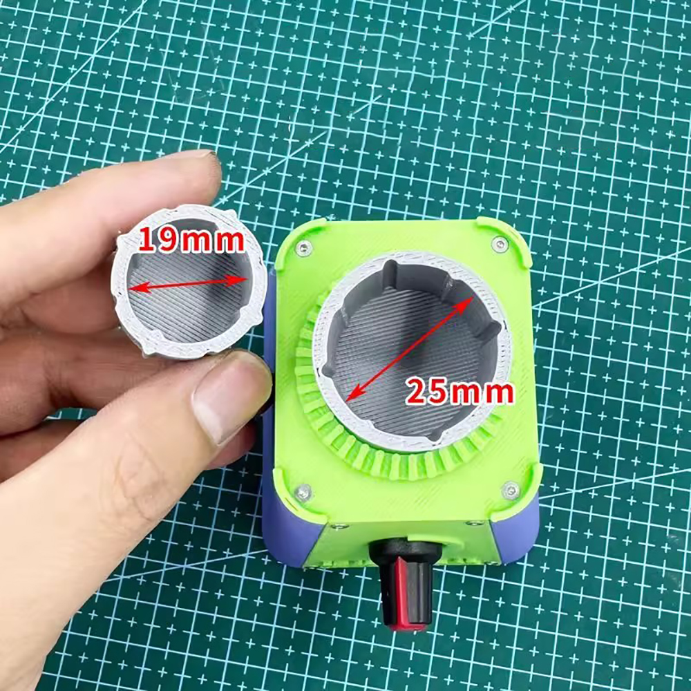 Elektrische verfschudmixer - variabele snelheid, micro-excentriek voor modelverf (voor 19/25mm flessen)