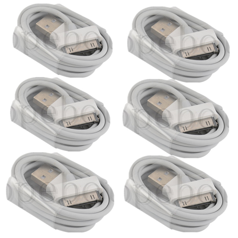 10Pcs 30-Pin Usb Kabel Voor Iphone 4 4s Top Aaaa 1M Data Sync Charger Cabo voor Iphone 4 4S 3G 3GS Voor Ipad 3 2