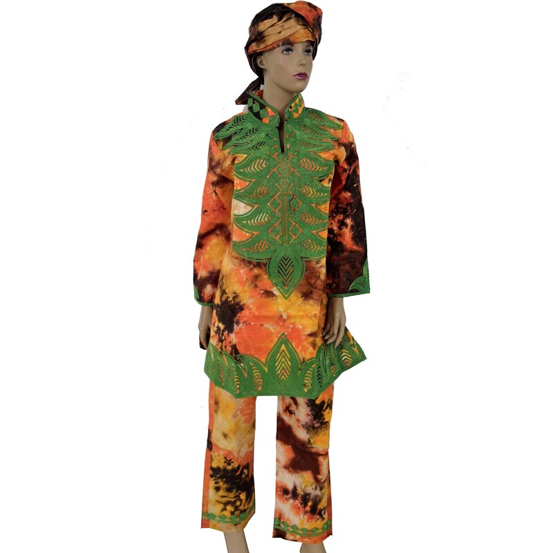MD Südafrika Damen Kleidung Bazin Riche Dashiki Kleidung Stickerei Kleidung Hosen Anzug Traditionelle Frauen Kleidung: XXL