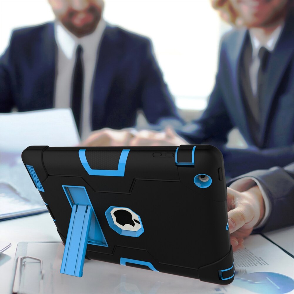 For Apple iPad 2 3 4 A1458 A1459 A1460 A1416 A1397 Case Shockproof Kids Safe PC Silicon Hybrid Stand Full Body Tablet Cover