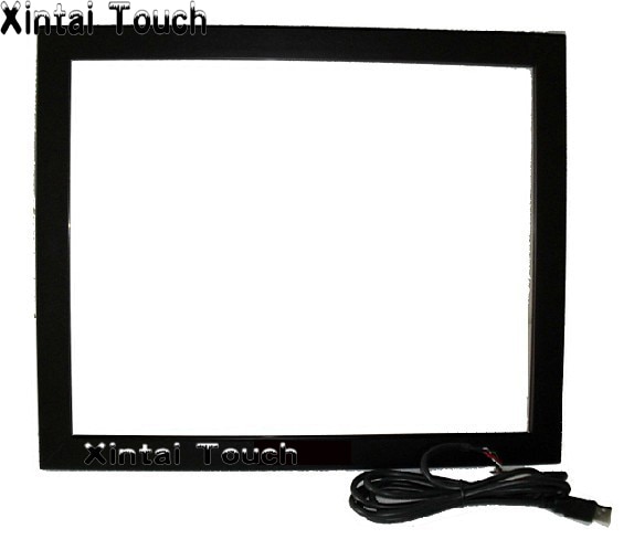 cornice touchscreen ir da 19 pollici kit schermo multi tocco a infrarossi davvero 10 punti con interfaccia USB, autista gratuito