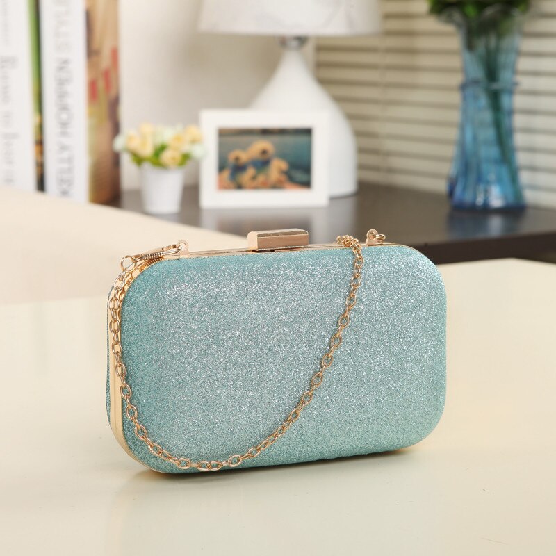 Women Bags Women'S Mini Evening Bag Clutch Banquet Bag Girls Shoulder Bag Women Messenger Crossbody Bag: Sky Blue