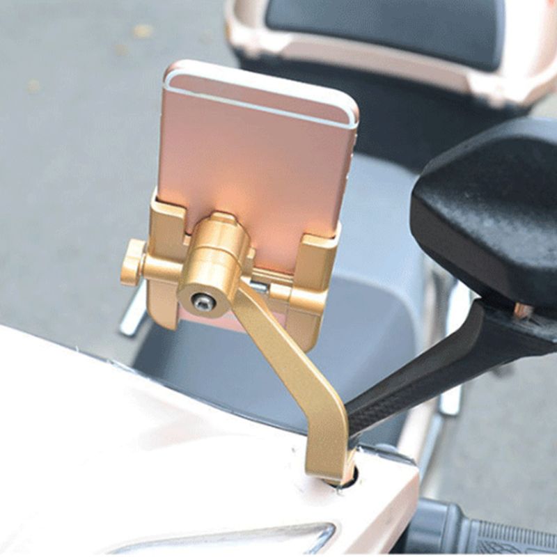 Soporte para teléfono móvil de aleación de aluminio, montaje de soporte para motocicleta, bicicleta de montaña 270E