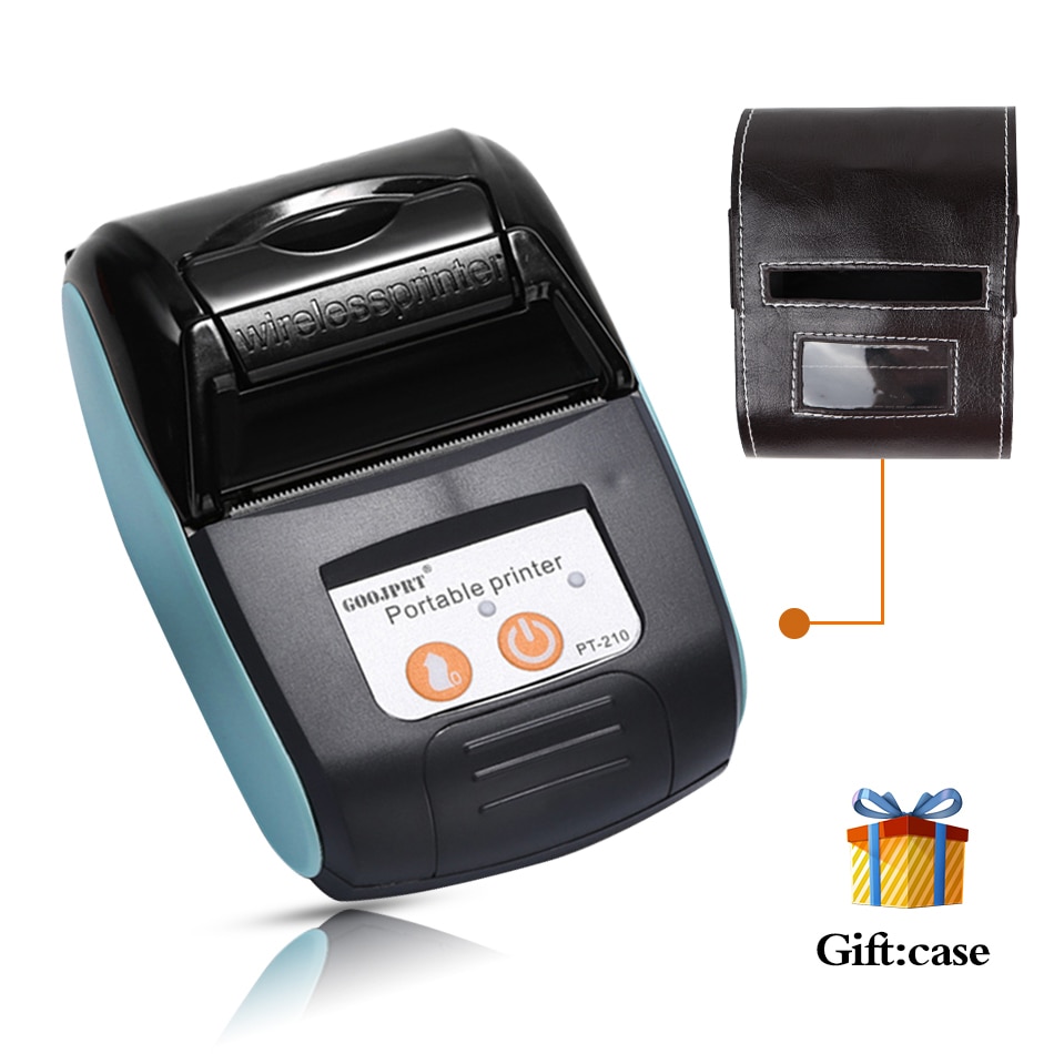 Draadloze Mini 58 Mm Bluetooth Printer Draagbare Thermische Printer Voor Mobiele Telefoon Android Ios Windows Pocket Bill Machine