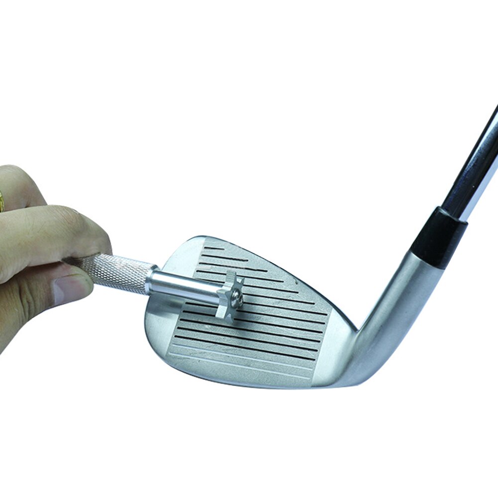 Golf Groove Tool Golf Iron Wedge Club Groove Sharpener Cleaner Golf Club Clear Tool V U Blade 4 Color Golf Training Aids Tools