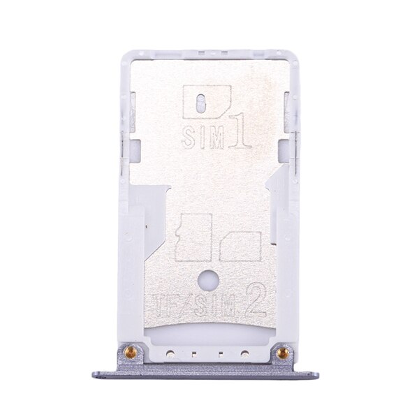 IPartsBuy Neue SIM & SIM/TF Karte Tray für Xiaomi Redmi Hinweis 4: Grey