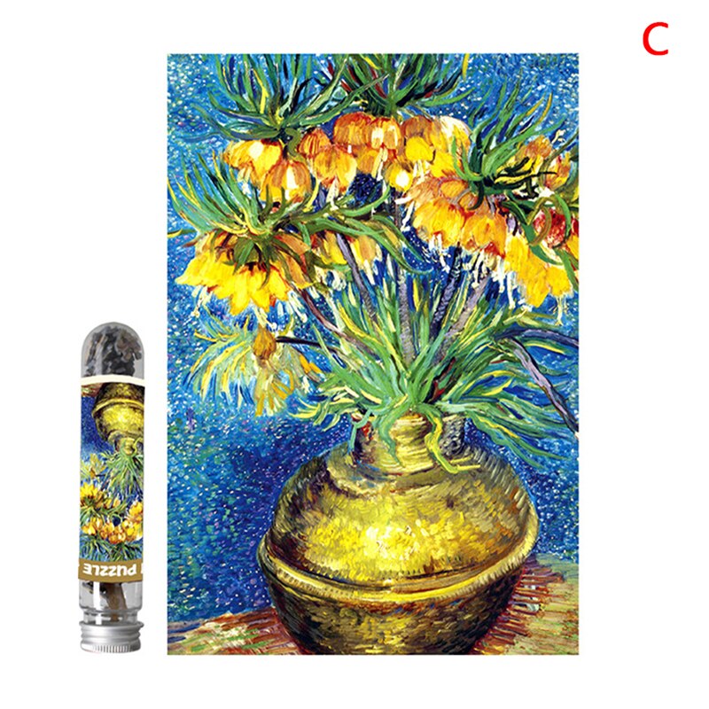 12 arten Puzzle Landschaft Öl Malerei Chinesische Malerei Jigsaw Mini Reagenzglas Paket Pädagogisches Spielzeug Für Erwachsene Und Kinder 150pcs: C