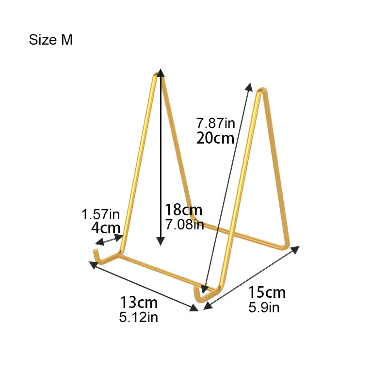 Iron Art Magazine Display Stand Afdruiprek Plaat Kom Fotolijst Fotoboek Voetstuk Opslaghouder Ornamenten Schotelopslag: Roze