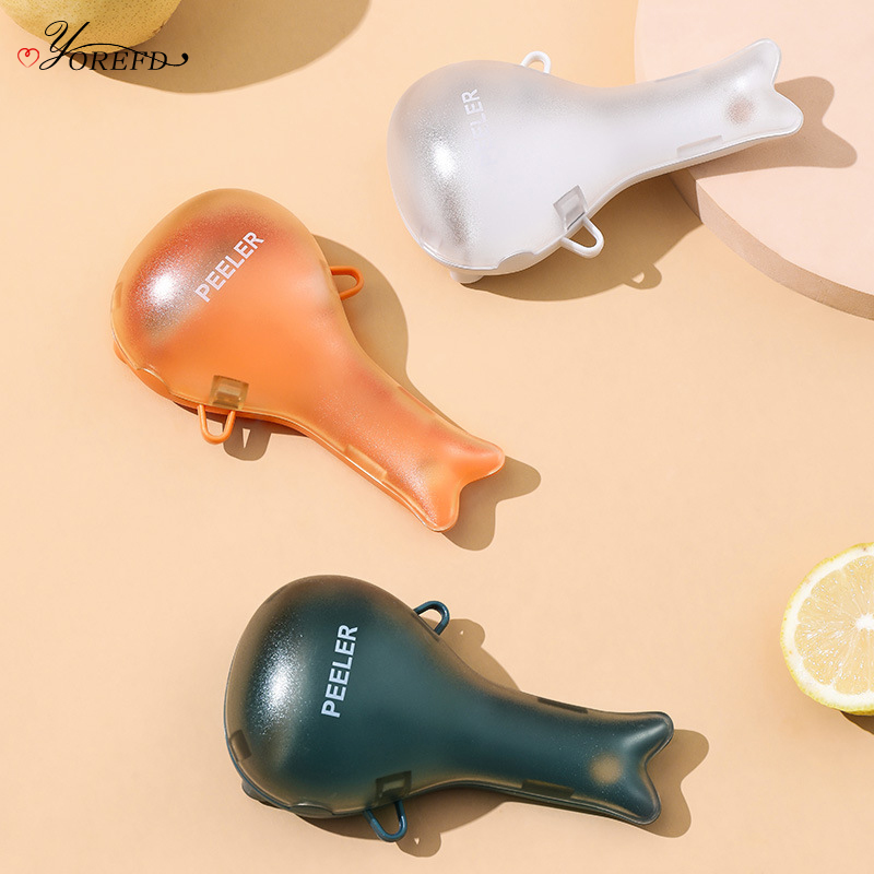 OYOREFD éplucheur de baleine multifonction, dessin animé mignon, ustensile de cuisine en acier inoxydable pour éplucher les légumes, les fruits et les pommes de terre, Gadget de cuisine