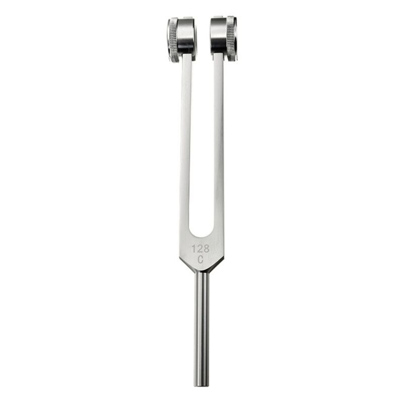 128Hz 256Hz Neurological Tuning Fork Set With Triangle Percussion Hammer