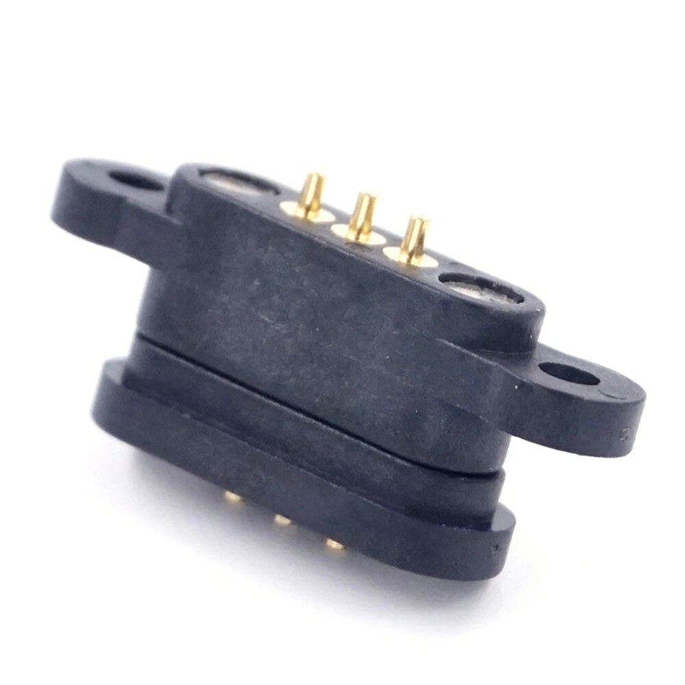 3pin Spring Loaded Magnetic Pogo Pin Connector 3 P... – Grandado